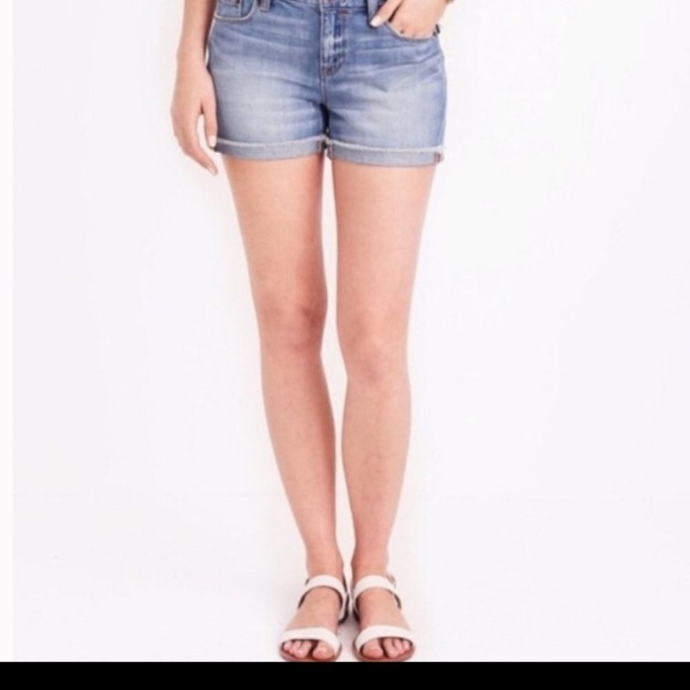 Crew Cuffed Denim Shorts size 27 - Picture 2 of 13